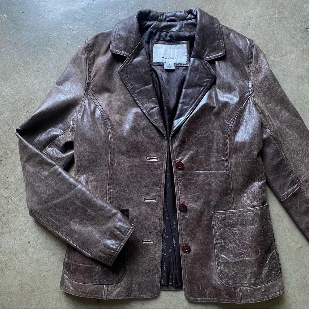 Genuine Leather Jacket - Picture 1 of 5